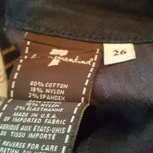 7  For All Mankind Blue Stretch Jeans
